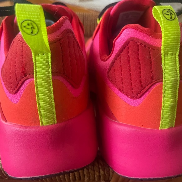 Zumba Fitness Pink and Orange Shoes - Picture 6 of 7